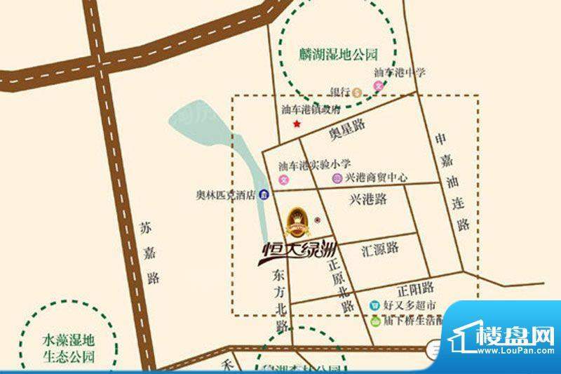 恒大绿洲配套图