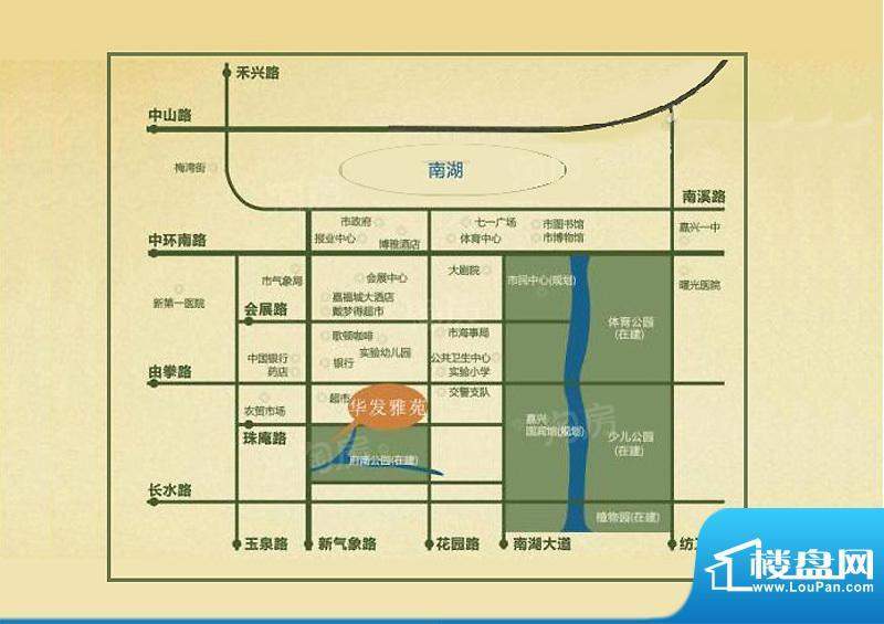华发雅苑配套图
