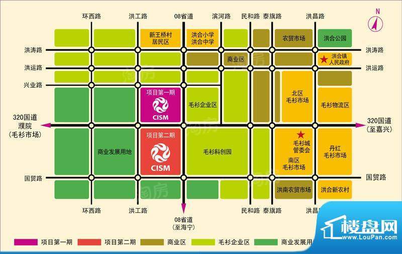 中国嘉兴（国际）毛衫城配套图