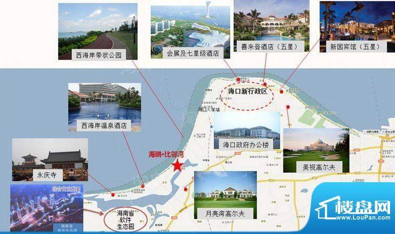 海鹏比邻湾配套图