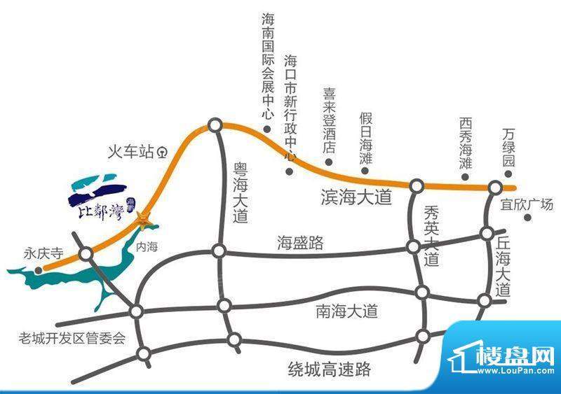 海鹏比邻湾配套图