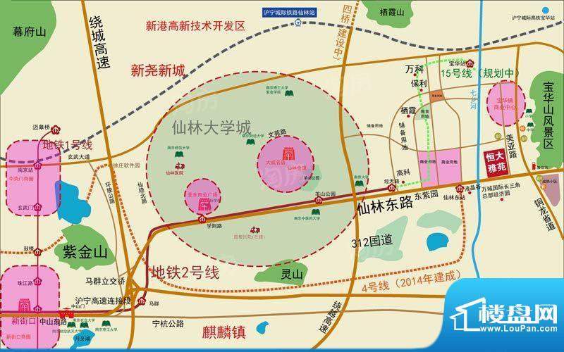 恒大雅苑配套图