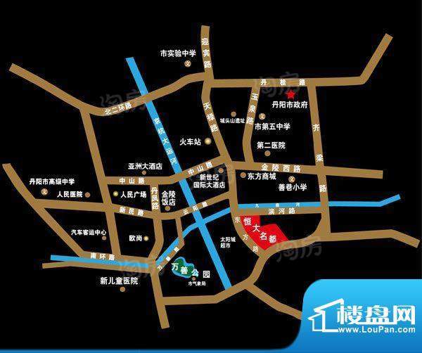 丹阳恒大名都配套图