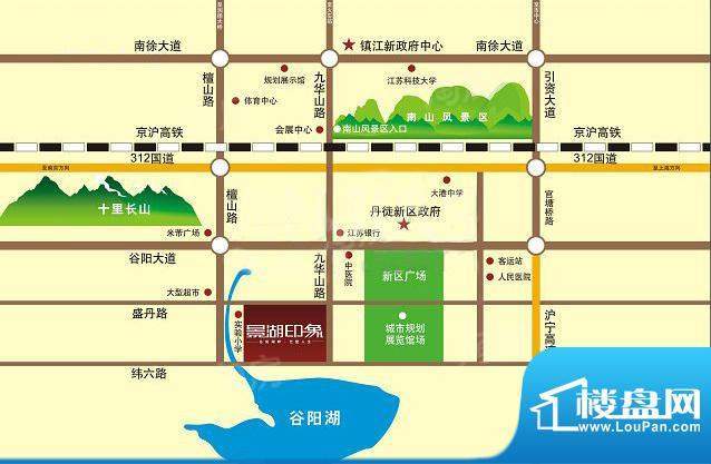 景湖印象配套图