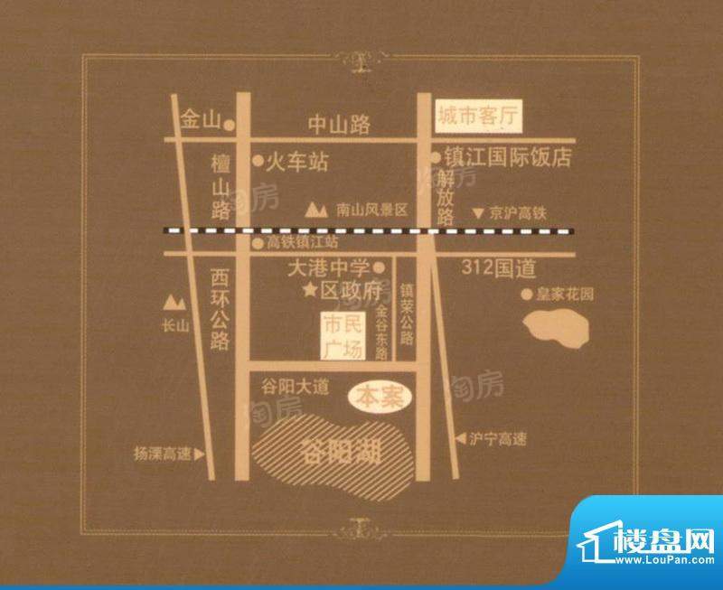 聆湖尚郡配套图