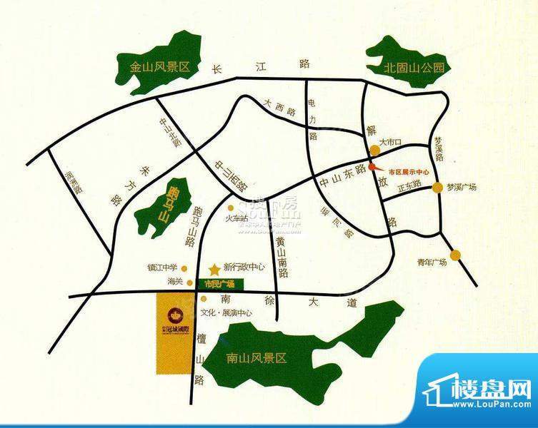 国际冠城配套图