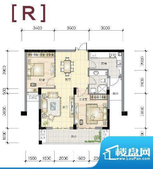 永安新城家园小高层面积:89.00m平米