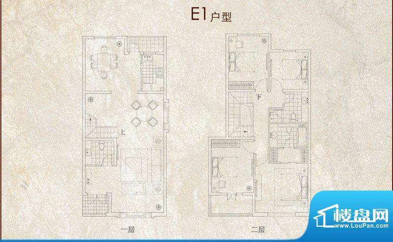 富达英伦印象花园E1面积:190.00m平米