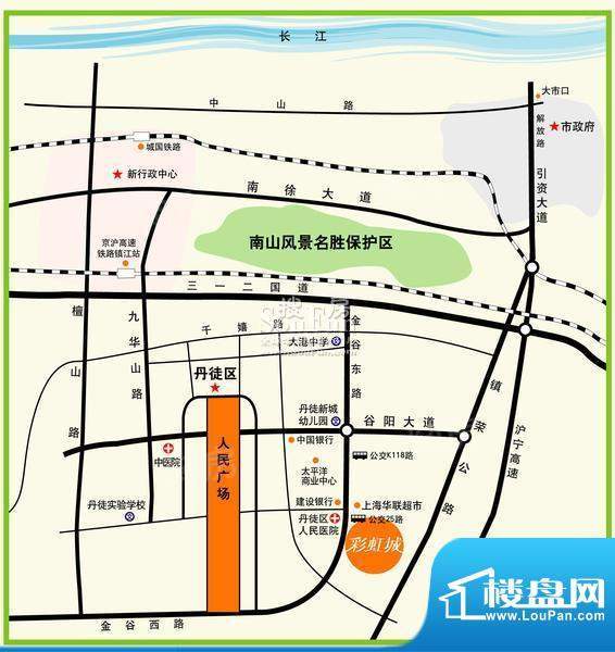 钱塘彩虹城配套图