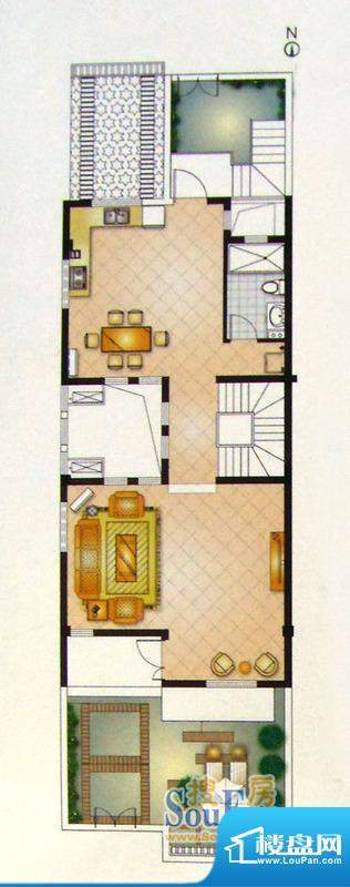 科苑华庭二期高层B户面积:86.06m平米