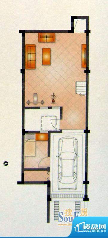 科苑华庭二期高层A户面积:78.00m平米