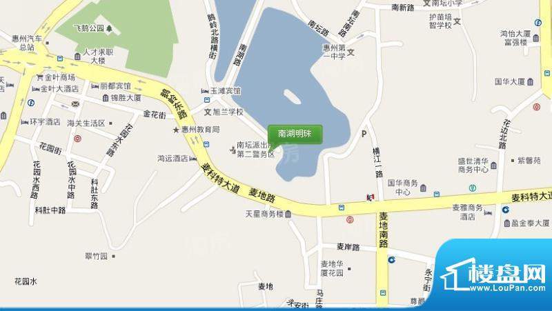 南湖明珠配套图