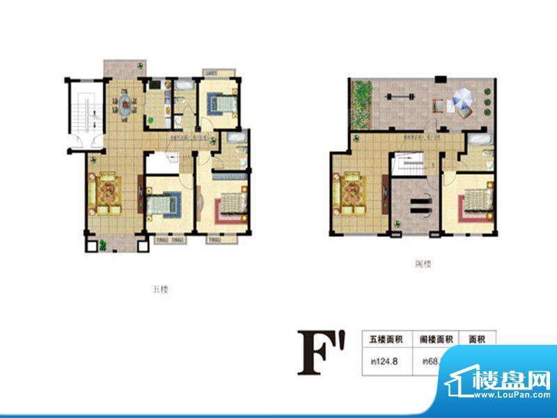 康桥郦湾户型图 面积:0.00m平米