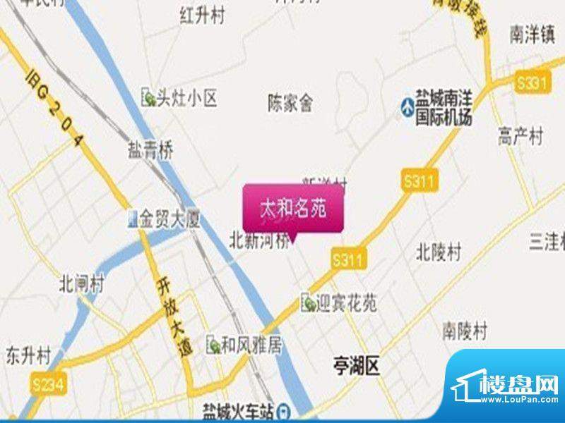 太和名苑配套图