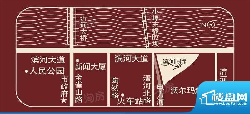 滨河国际配套图