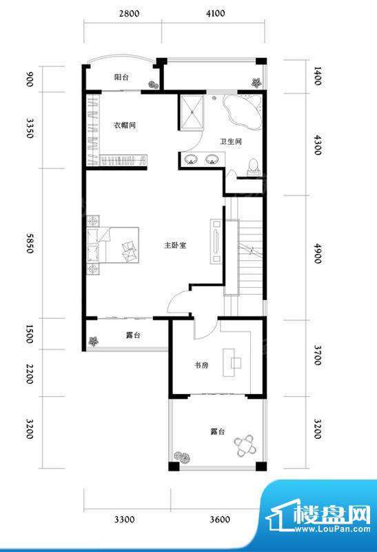涑堤春晓B户型287平面积:0.00m平米