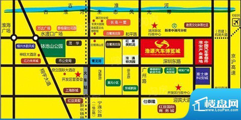 浩源汽车博览城写字楼配套图