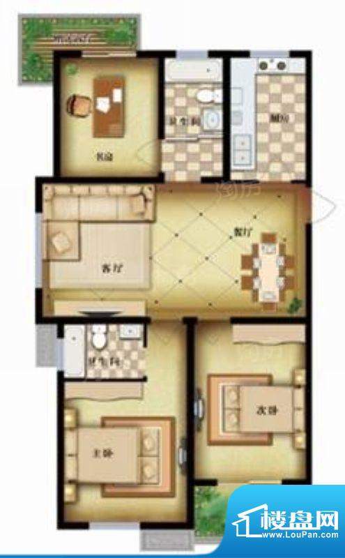 天润翠璟约120方北露面积:0.00平米