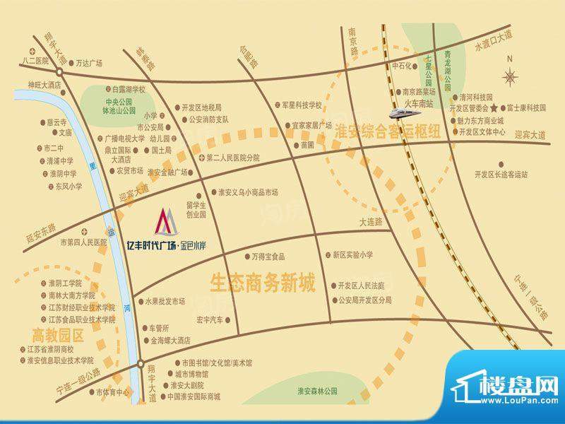 亿丰时代广场配套图