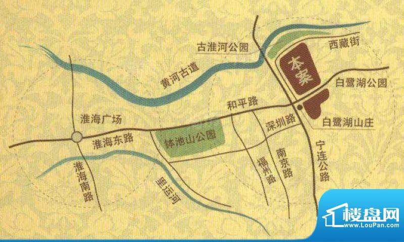 白鹭湖庄园配套图