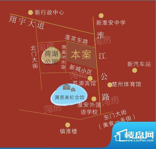 金陵名府配套图