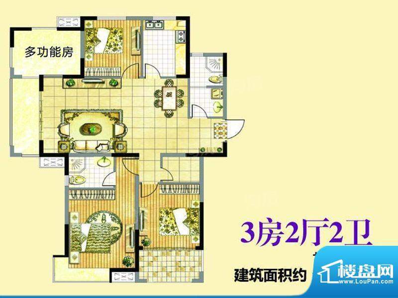 香格里拉花园137平米面积:137.00平米