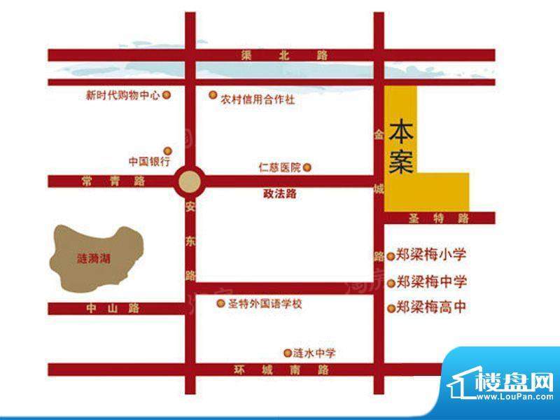 金地国际花园配套图