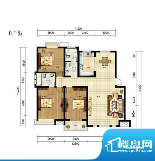渤海尚城D500面积:0.00m平米
