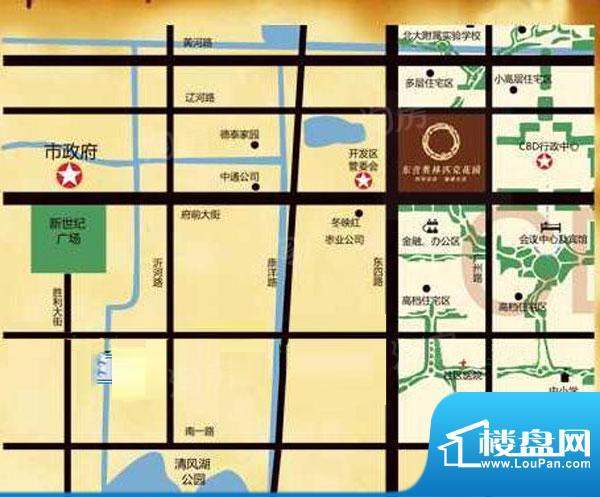 奥林匹克花园配套图
