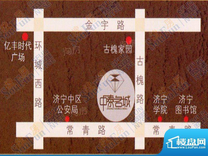 中泰名城配套图