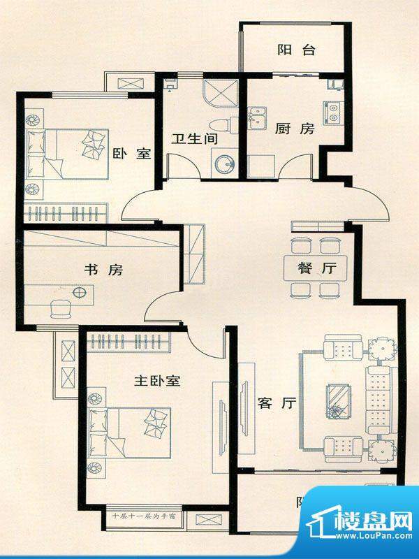 华沁苑3室0厅0卫