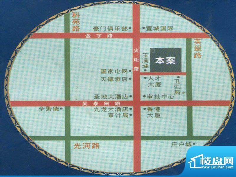 城市华府配套图