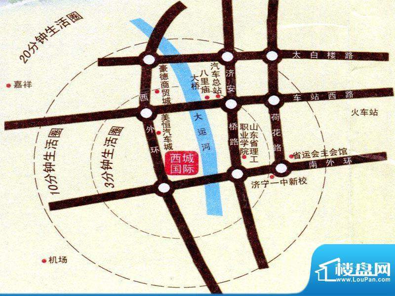 西城国际配套图