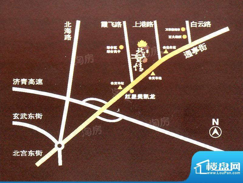 滨海北美枫情配套图