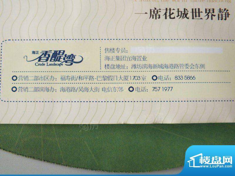 海正香醍湾配套图
