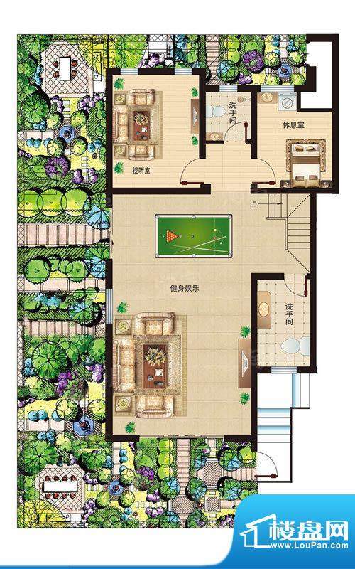 青建橄榄树叠加别墅面积:295.00平米