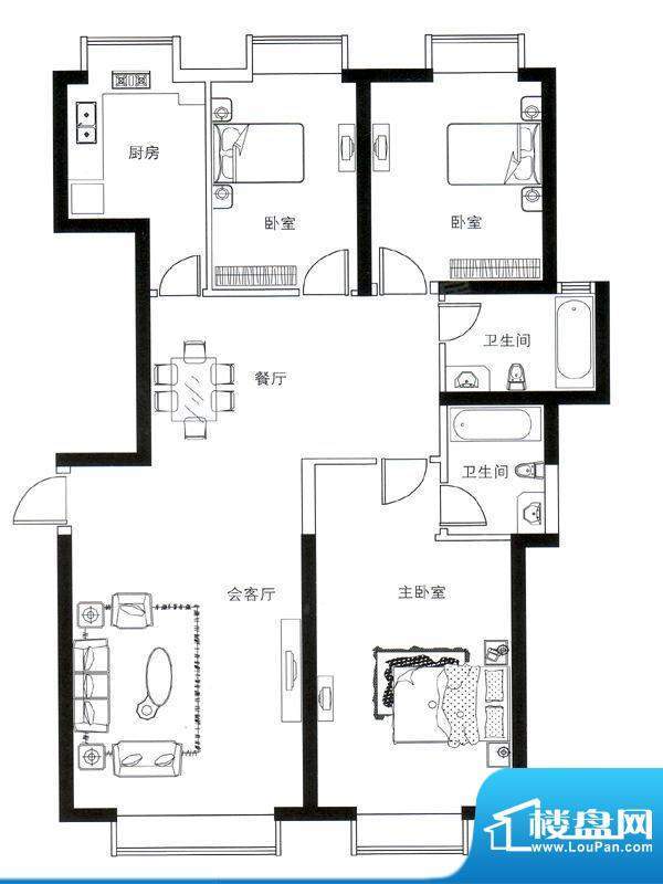 东方国际中心一期B7面积:138.44平米