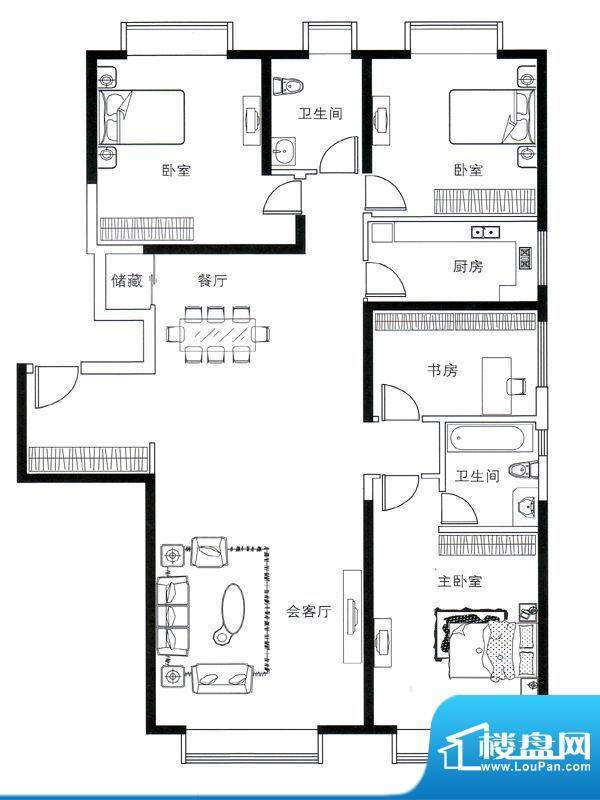 东方国际中心一期B3面积:177.51平米