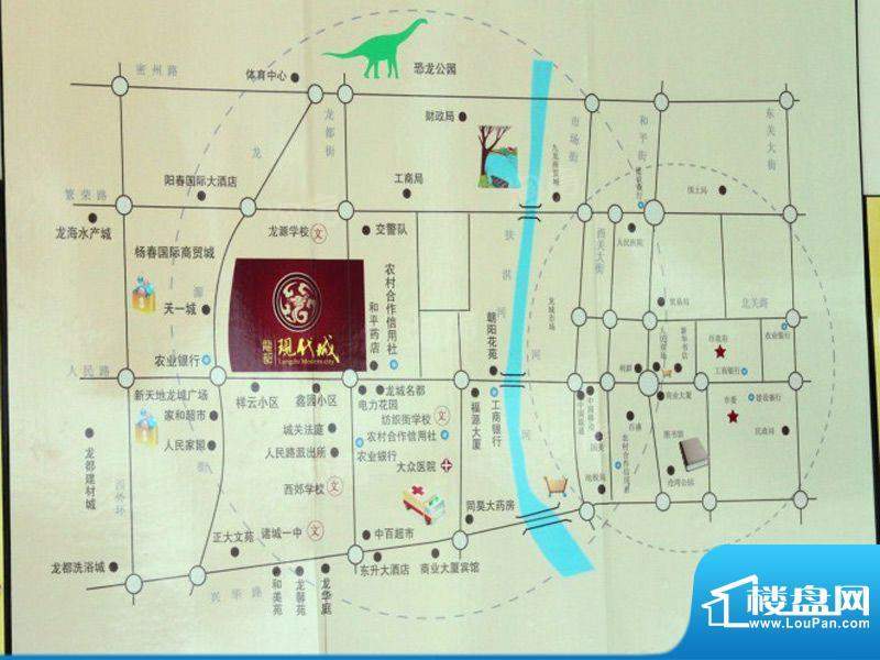 龙都现代城配套图