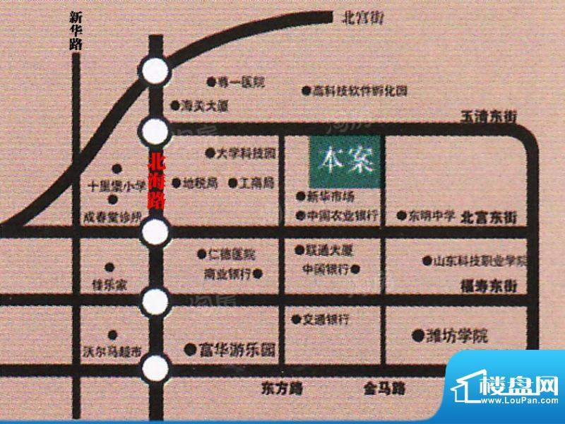中和香槟花园配套图