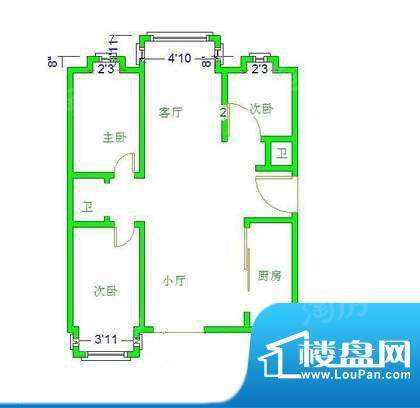 上海 兴东佳苑 户型图
