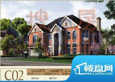 东方普罗旺斯C02立面户型 面积:398.31平米