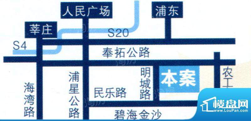 明城海湾新苑配套图