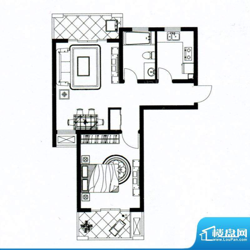 明城海湾新苑1室1厅1卫