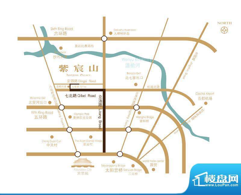 珠江紫宸山配套图