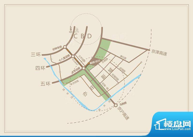 和成璟园配套图