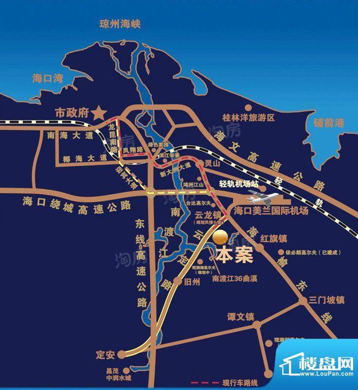 南国威尼斯城配套图