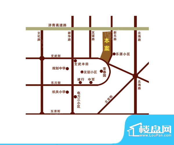 高速仁和盛庭配套图