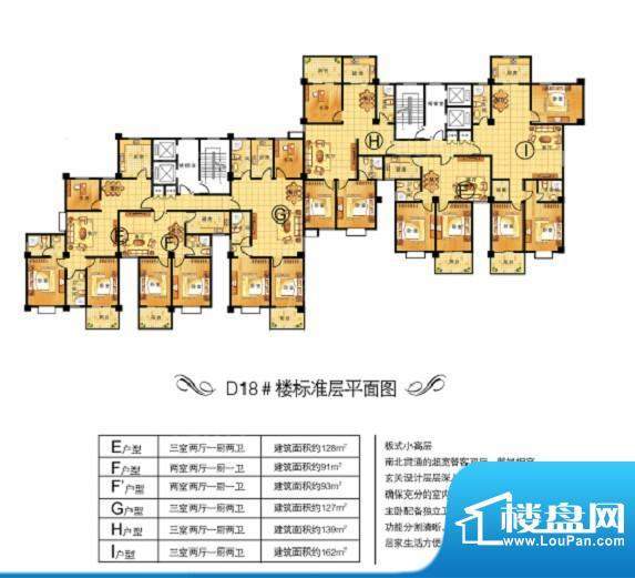 奥运城D18#楼标准差平面图