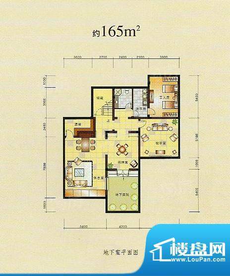 檀香山三期C户型 面积:165.00平米